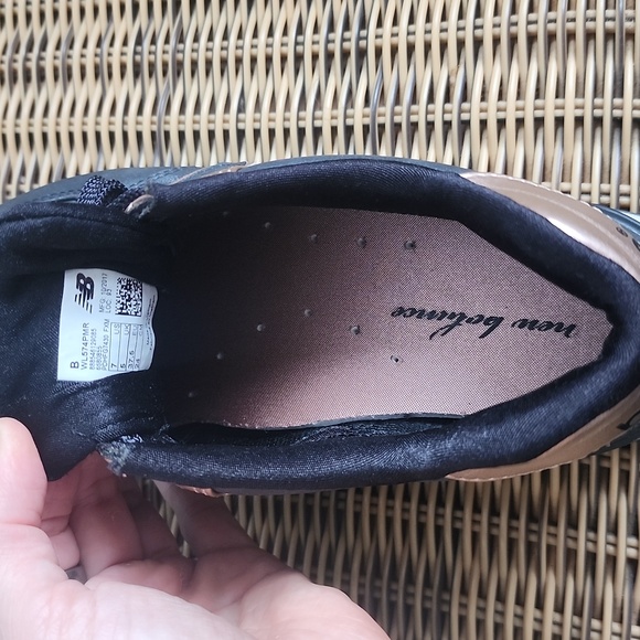 New Balance Encap 574 Charcoal sparkle copper sneaker - Picture 8 of 8